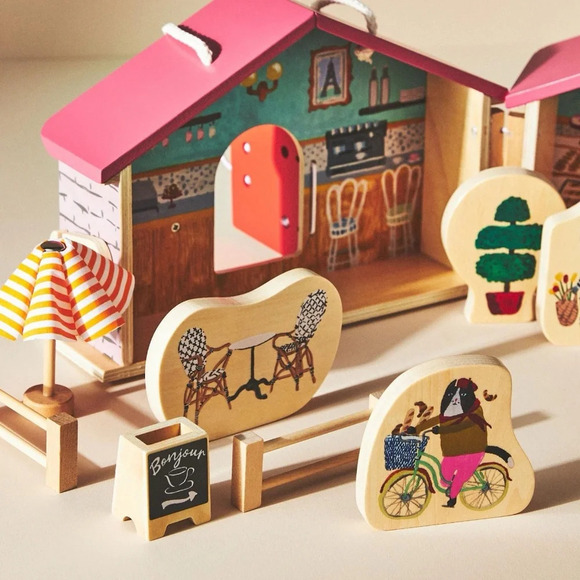 NWT Anthropologie Cafe De Voyage Play Set - Picture 2 of 4